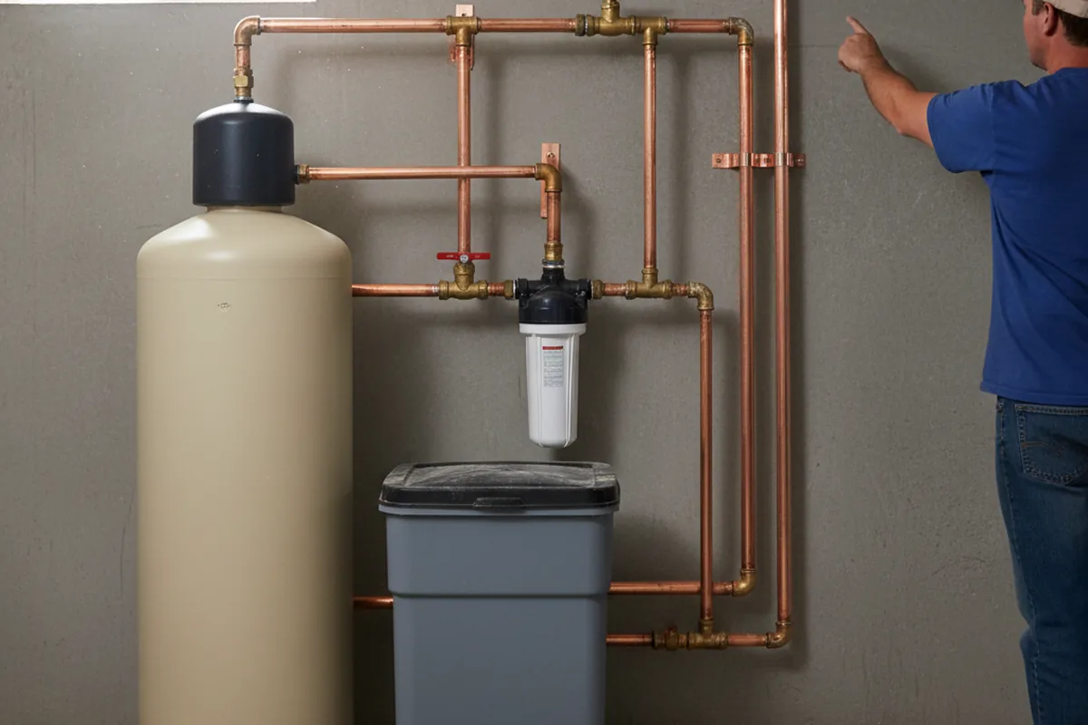 Whole-house water treatment system installed in Lawn